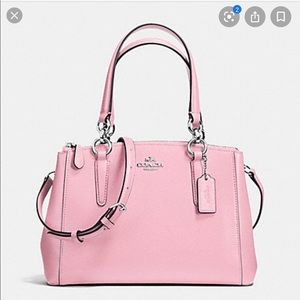 PINK COACH SATCHEL CHRISTIE BAG